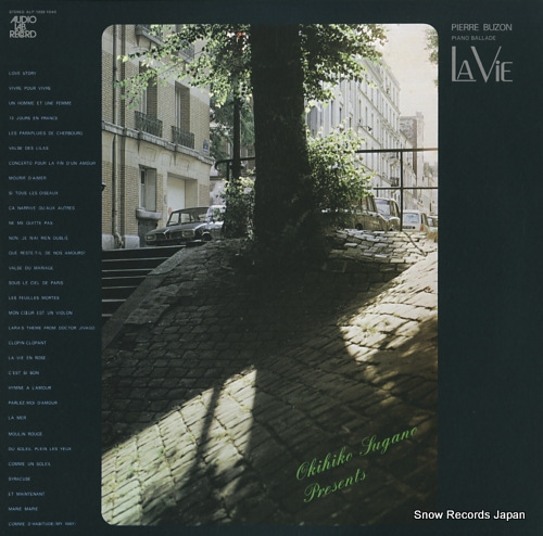 BUZON, PIERRE la vie - piano ballade ALP-1039