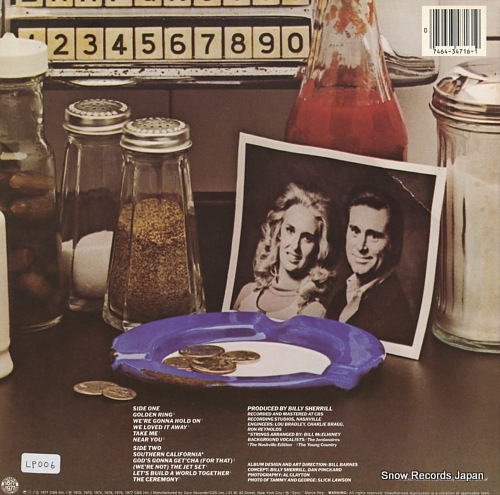 JONES, GEORGE, AND TOMMY WYNETTE greatest hits PE34716 - back cover