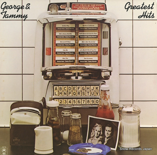 JONES, GEORGE, AND TOMMY WYNETTE greatest hits PE34716 - front cover