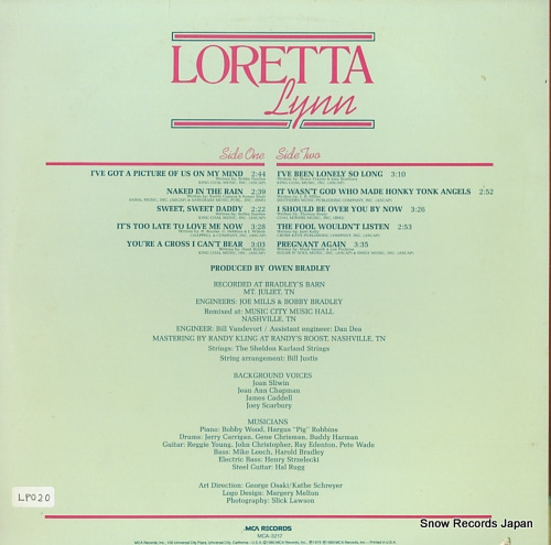 LYNN, LORETTA loretta MCA-3217