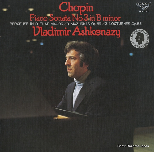 ASHKENAZY, VLADIMIR chopin; piano sonata no.3 in b minor SLA1153