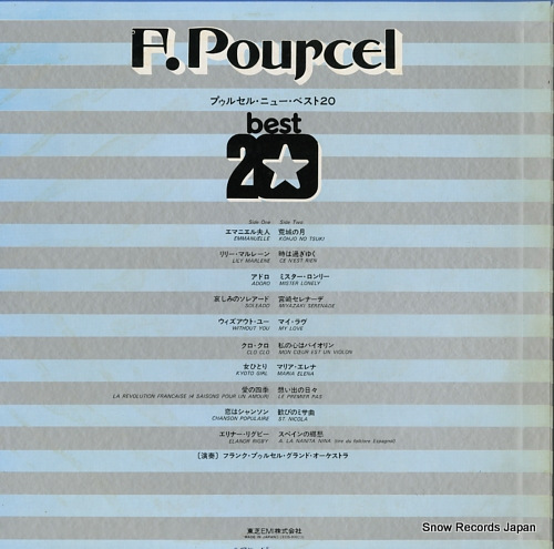 POURCEL, FRANCK best 20 EOS-90023 - back cover