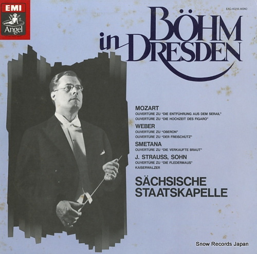 BOHM, KARL bohm in dresden EAC-40218 - front cover