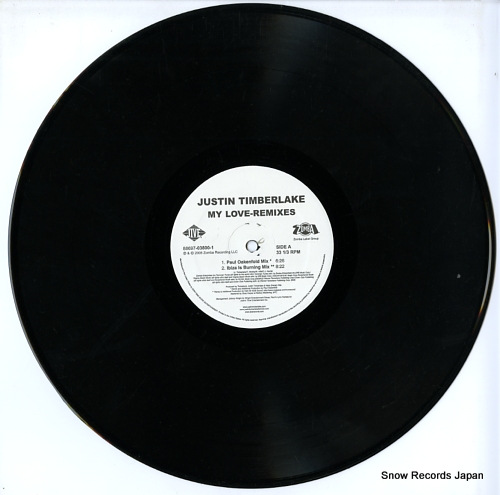 TIMBERLAKE, JUSTIN my love (remixs) 88697-03800-1