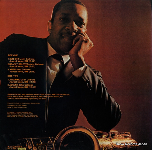 COLTRANE, JOHN sun ship IMP-88129