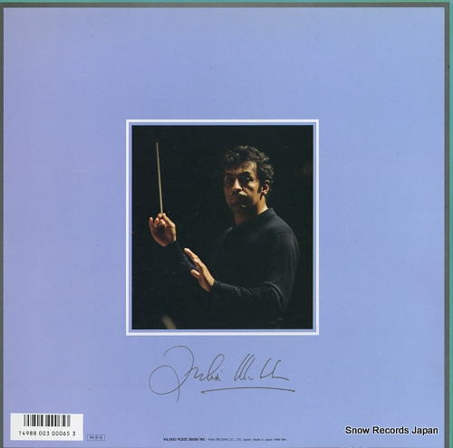 MEHTA, ZUBIN mahler; symphony no.3 in d minor K20C8689/90
