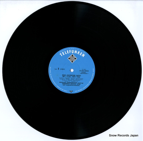 HARNONCOURT, NIKOLAUS bach; ouverturen 1-4 K15C-9050/1