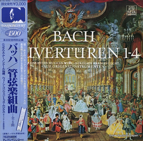 HARNONCOURT, NIKOLAUS bach; ouverturen 1-4 K15C-9050/1
