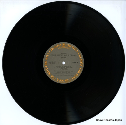 BUDAPEST STRING QUARTET, THE / WALTER TRAMPLER brahms; stromg qiomtet no.1 and no.2 23AC639