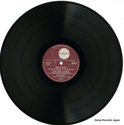ANSERMET, ERNEST rimsky-korsakov; the golden cockerel-suite / antar ECS543