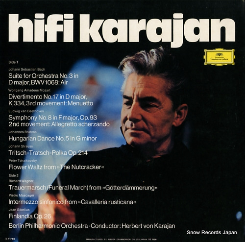 KARAJAN, HERBERT VON hifi karajan MG9901