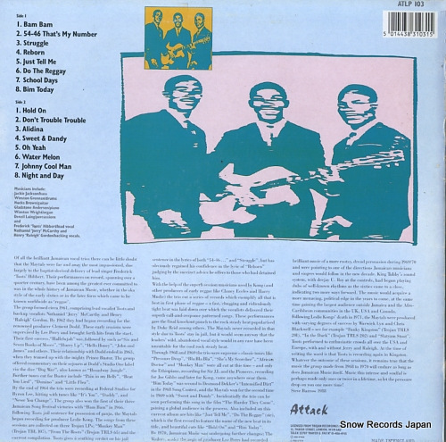 MAYTALS, THE do the reggae 1966-70 ATLP103
