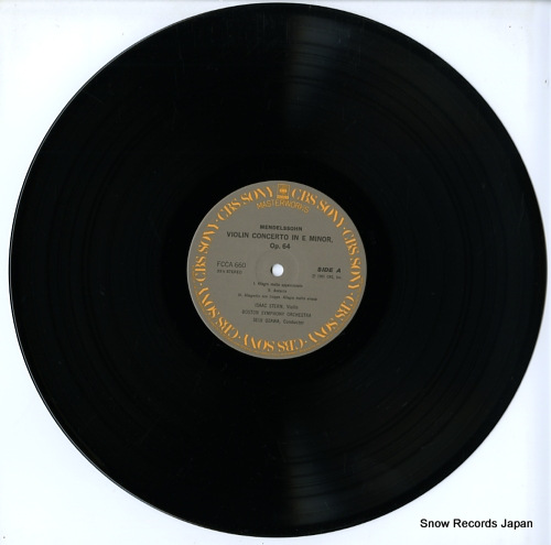 STERN, ISAAC mendelssohn/tchaikovsky; violin concertos FCCA660