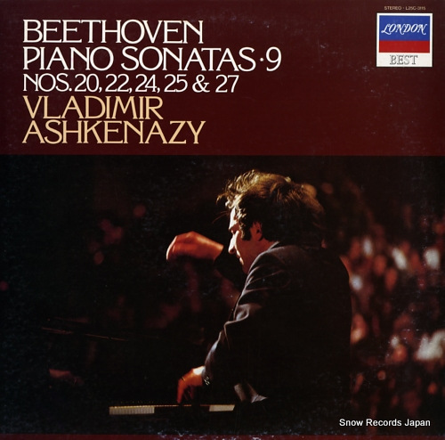 ASHKENAZY, VLADIMIR beethoven; piano sonatas 9 / nos.20, 22, 24, 25 & 27 L25C-3115