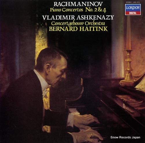 ASHKENAZY, VLADIMIR rachmaninov; piano conertos no.2 & 4 L28C1974