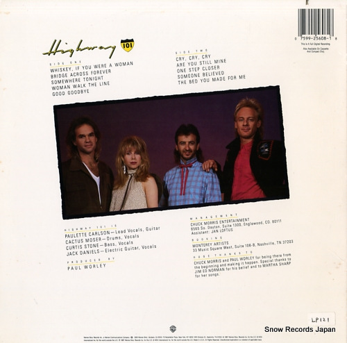 HIGHWAY 101 highway 101 925608-1 - back cover