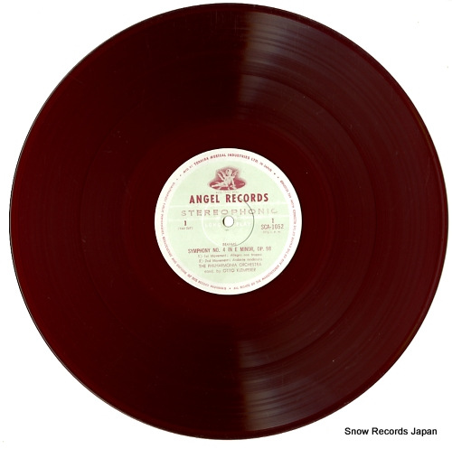 KLEMPERER, OTTO brahms; symphony no.4 in e minor, op.98 SCA-1052