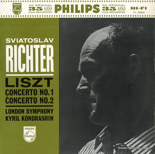 RICHTER, SVIATOSLAV liszt; concerto no.1 and no.2 FL-5589
