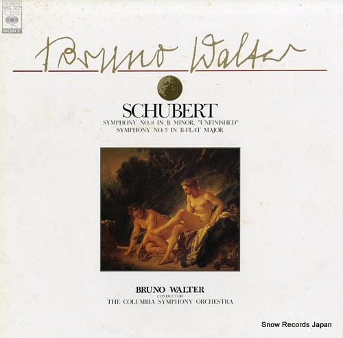 WALTER, BRUNO schubert; symphony no.8