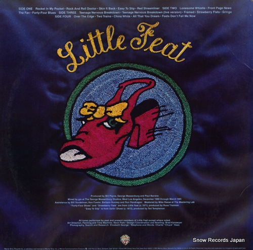 LITTLE FEAT hoy-hoy! 2BSK3538 - back cover