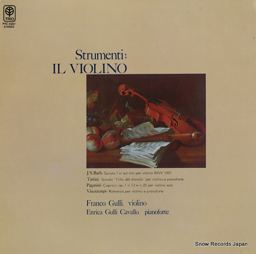 GULLI, FRANCO strumenti il violino PAC-2007