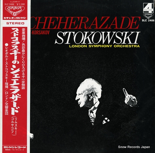 STOKOWSKI, LEOPOLD rimsky-korsakov; scheherazade (symphonic suite) SLC2406