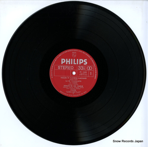 COURTOIS, CATHERINE / BLANDINE VERLET violon et clavecin baroques PC-1848