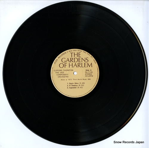 THORNTON, CLIFFORD, AND THE JAZZ COMPOSER'S ORCHESTRA the gardens of harlem PA-7135