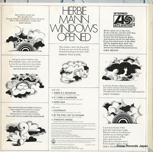 MANN, HERBIE windows openes SD1507