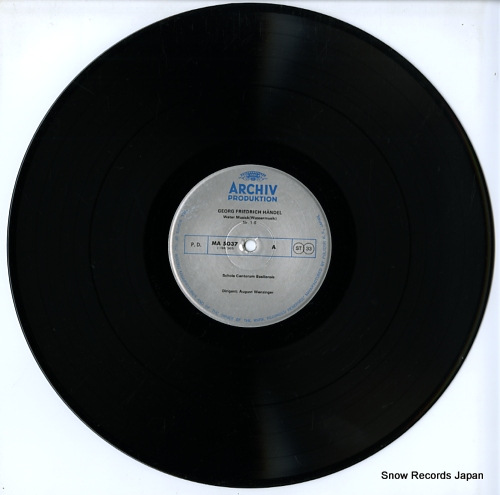 WENZINGER, AUGUST handel; water music (complete) MA5037
