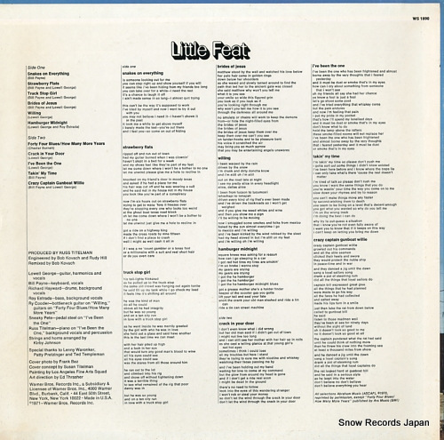 LITTLE FEAT little feat WS1890