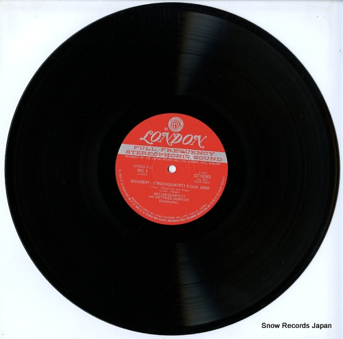 WELLER QUARTETT schubert; streichquintett c-dur, d956 GT9260