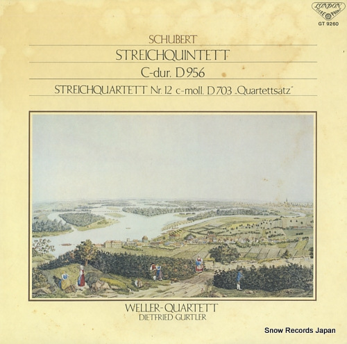WELLER QUARTETT schubert; streichquintett c-dur, d956 GT9260