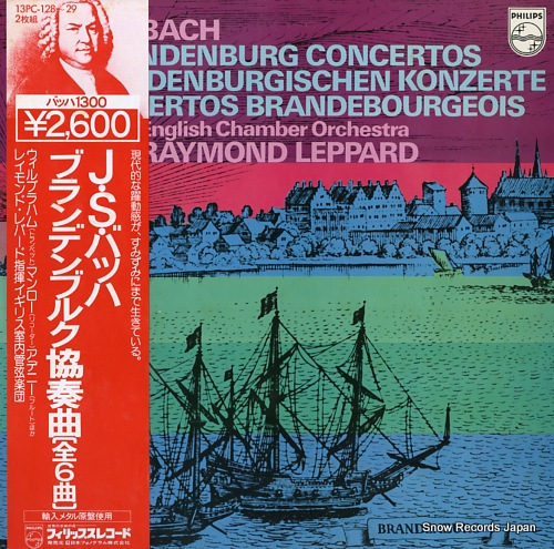 LEPPARD, RAYMOND bach; brandenburg concertos 13PC-128-29