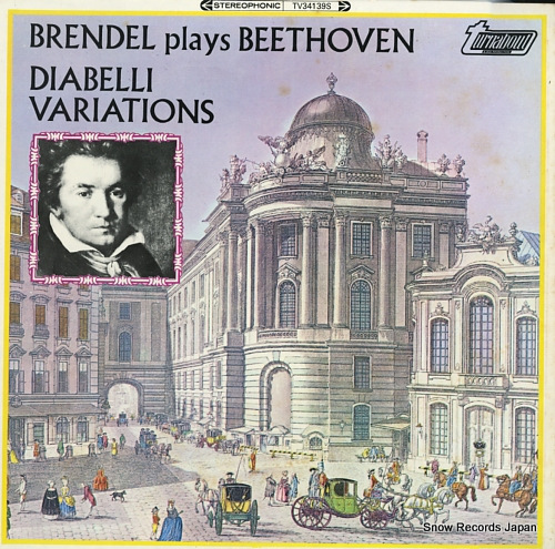 BRENDEL, ALFRED beethoven; diabelli variations TV34139S - front cover