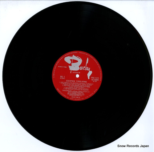 V/A escapade tyrolienne GT-5004 - disc
