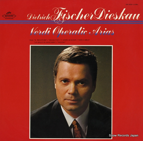 FISCHER-DIESKAU, DIETRICH verdi operatic arias EAC-40154