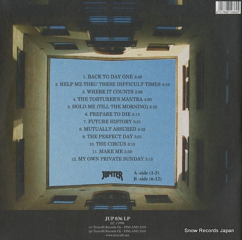 PRATTALA, TUOMO my own private sunday JUP036LP - back cover