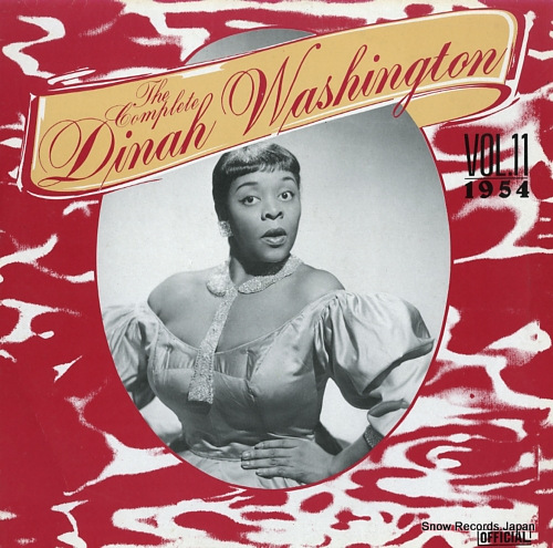 WASHINGTON, DINAH the complete volume 11 OFFICIAL3036