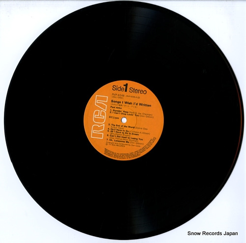 ANKA, PAUL songs i wish i'd written RVP-6248