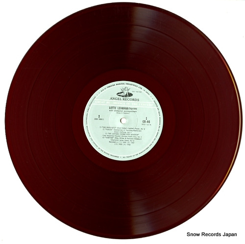 LEHMANN, LOTTE operatic arias GR-46