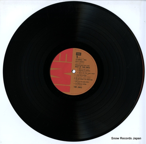 JONES, TOM best of tom jones EFS-60001 - disc
