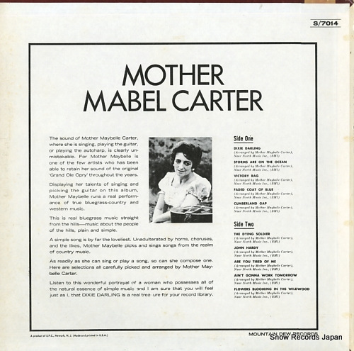 CARTER, MOTHER MABEL dixie darling S7014