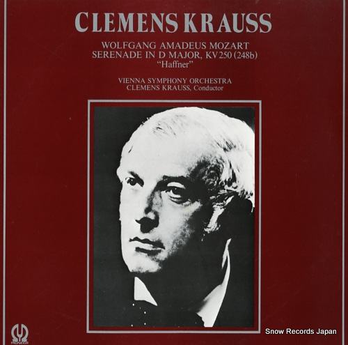 KRAUSS, CLEMENS mozart; serenade in d major, kv250(248b)