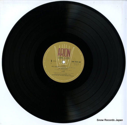 KANTOROW, JEAN-JACQUES vivaldi; quatre saisons OW-7857-AR