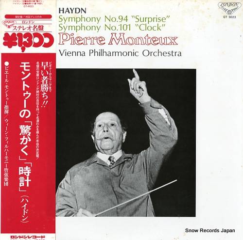 MONTEUX, PIERRE haydn; symphony no.94