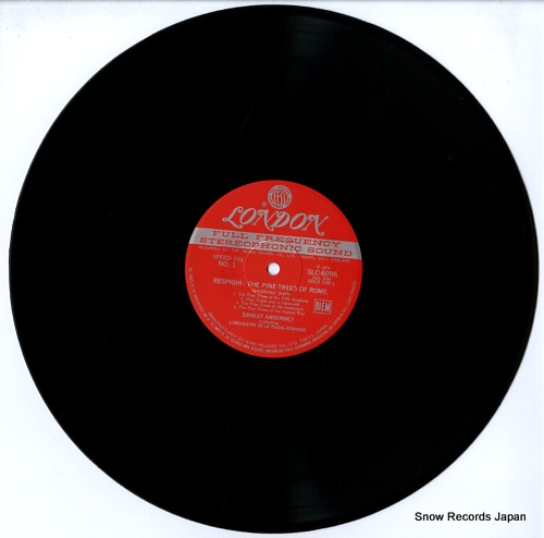 ANSERMET, ERNEST respighi; the pine - trees of rome, the fountains of rome SLC6096