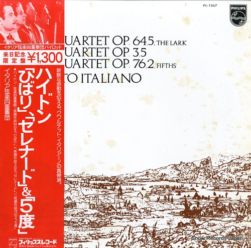QUARTETTO ITALIANO haydn; string quartet op.64,5,