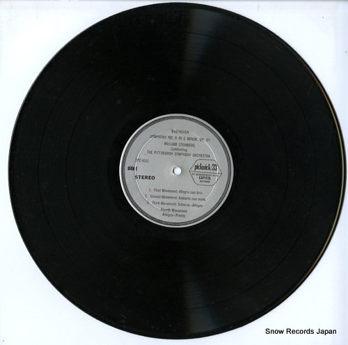 STEINBERG, WILLIAM beethoven; symphony no.5 and no.8 SPC-4021