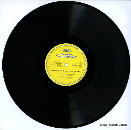 BOHM, KARL schubert; symphony no.9 